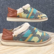 Sanuk Slippers Womens 10-10.5 Cozy Vibe Low SM Southwest Moccasin Multicolor
