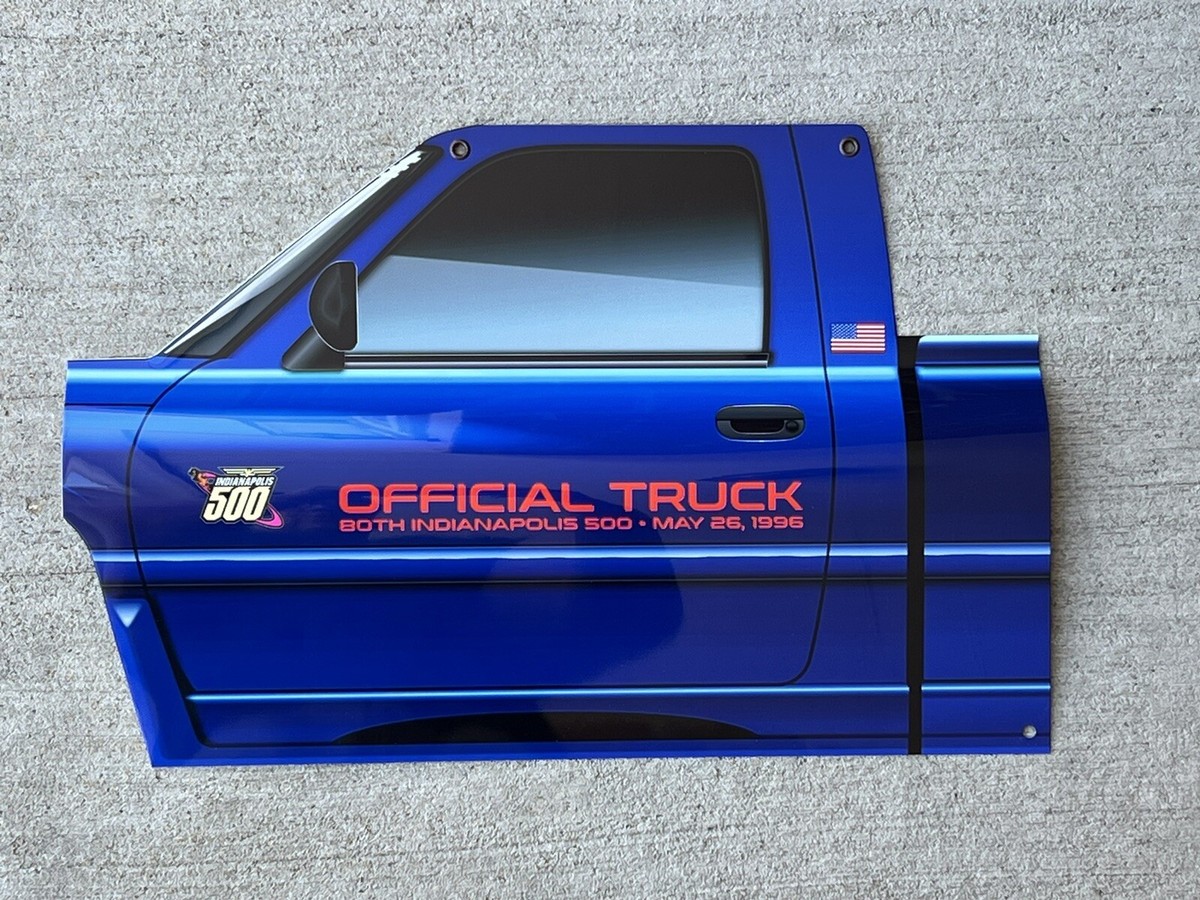 WOW!! 1996 Dodge Ram Indy 500 Pace truck Sign 3D Side View Curved