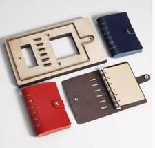 1 Set Japan Steel Leather Die Cutter, Wood Dies for Notebook Cover DIY Crafts