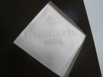 Patek Philippe Poliertuch, Tuch, Mikrofasertuch neu, für Aquanaut und Nautilus
