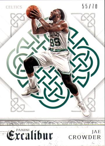 2015-16 Panini Excalibur Silver #7 Jae Crowder Rare SP Card 55/70 - 第 1/2 張圖片