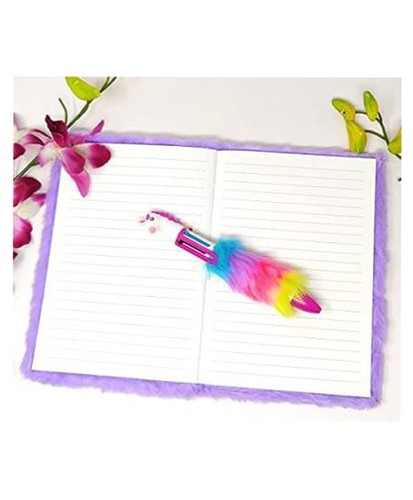 unicorn feather diary for girls diary for girls diary with pen unicorn feather - Picture 5 of 5