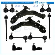 10x Front Control Arms Tie Rods Sway Bar End Links For 2001-2006 Hyundai Elantra