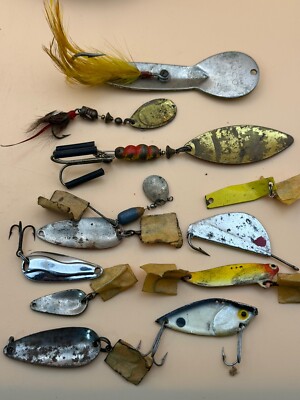 VTG Metal Fishing lures, Spoons, Aglia, Glenn Evans Loco 60s 70s 80s Lot of 12 | eBay VTG Metal Fishing lures, Spoons, Aglia, Glenn Evans Loco 60s 70s 80s Lot of 12 | eBay