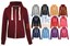 thumbnail 2 - Plain Hoodie Zipper Sweatshirt Hooded Zip Top Jacket Hoody Sweater Womens Ladies
