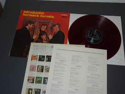 HERMAN'S HERMIT - INTRODUCING (OP-7282) / JAPAN-RED-VINYL-LP 1965 & INLET