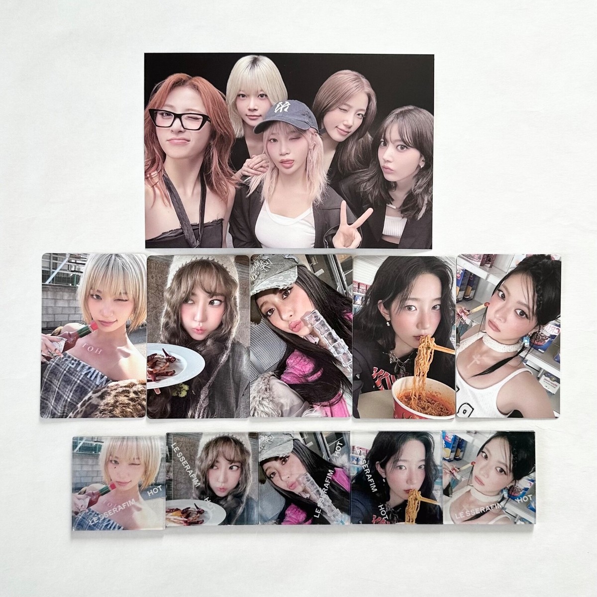 LE SSERAFIM DIFFERENT ポップアップ PHOTO CARD LE SSERAFIM DIFFERENT ALBUM POB LUCKY DRAW OFFICIAL