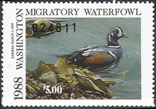 WA3 Washington State Duck Stamp MNH - Picture 1 of 1