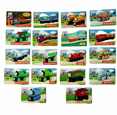 Thomas & Friends Wooden Railway Collector Cards 1 New Percy James Diesel NEW