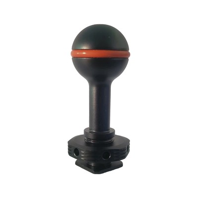 1X Ball Adapter Ball Base Schuhhalter für Hot Shoe Unterwasserkamera
