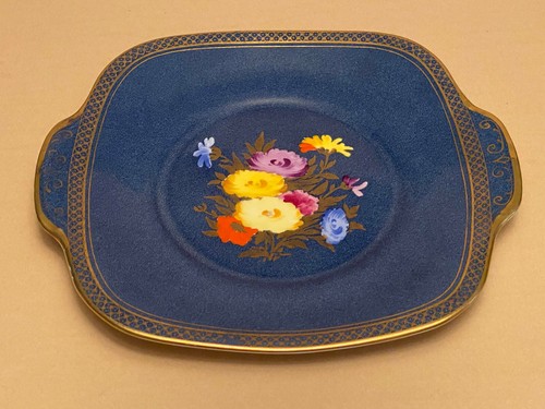 Crown Staffordshire Cake Plate Made In England c 1911 - 1930 - Picture 2 of 3