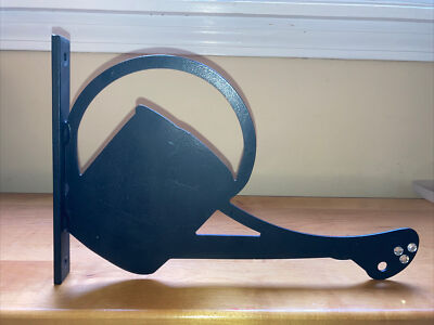  Bracket Plant Flower Hanger Watering Can Black 12.5''L x 8''H