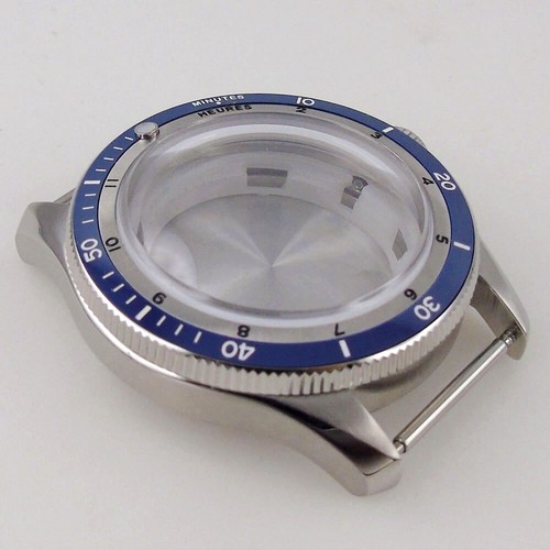 40 mm doble arco cristal zafiro estuche para reloj NH34A NH35 NH36 2824 bisel de cerámica - Imagen 7 de 20