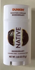 Native Dunkin Boston Kreme Deodorant Paraben Free Aluminum Free