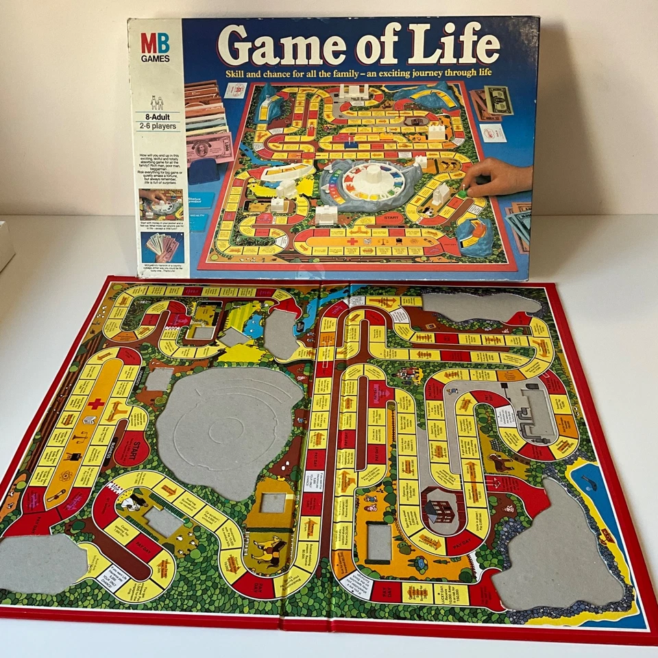 Game of Life Board Game Students House Family Games Night Caravan Holidays - Image 2 of 4