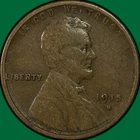 1915-S Lincoln Wheat Cent Very Fine VF Coin #41022