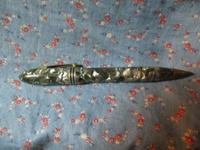 ksm Packard Combination Fountain Pen Mechanical Pencil Green Silver Color Untest