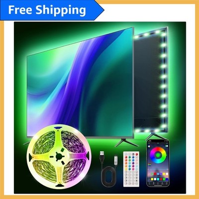 Immersive 9.84ft RGB LED TV Backlight Strip with Bluetooth Control & Music Sync