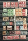 Old Group Of Vintage US Stamps, Used & Mint, Back Of Book, Little Of Everything