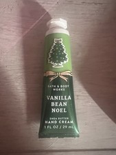 Bath  Body Works Vanilla Bean Noel Shea Butter Hand Cream 1 FL OZ / 29 mL