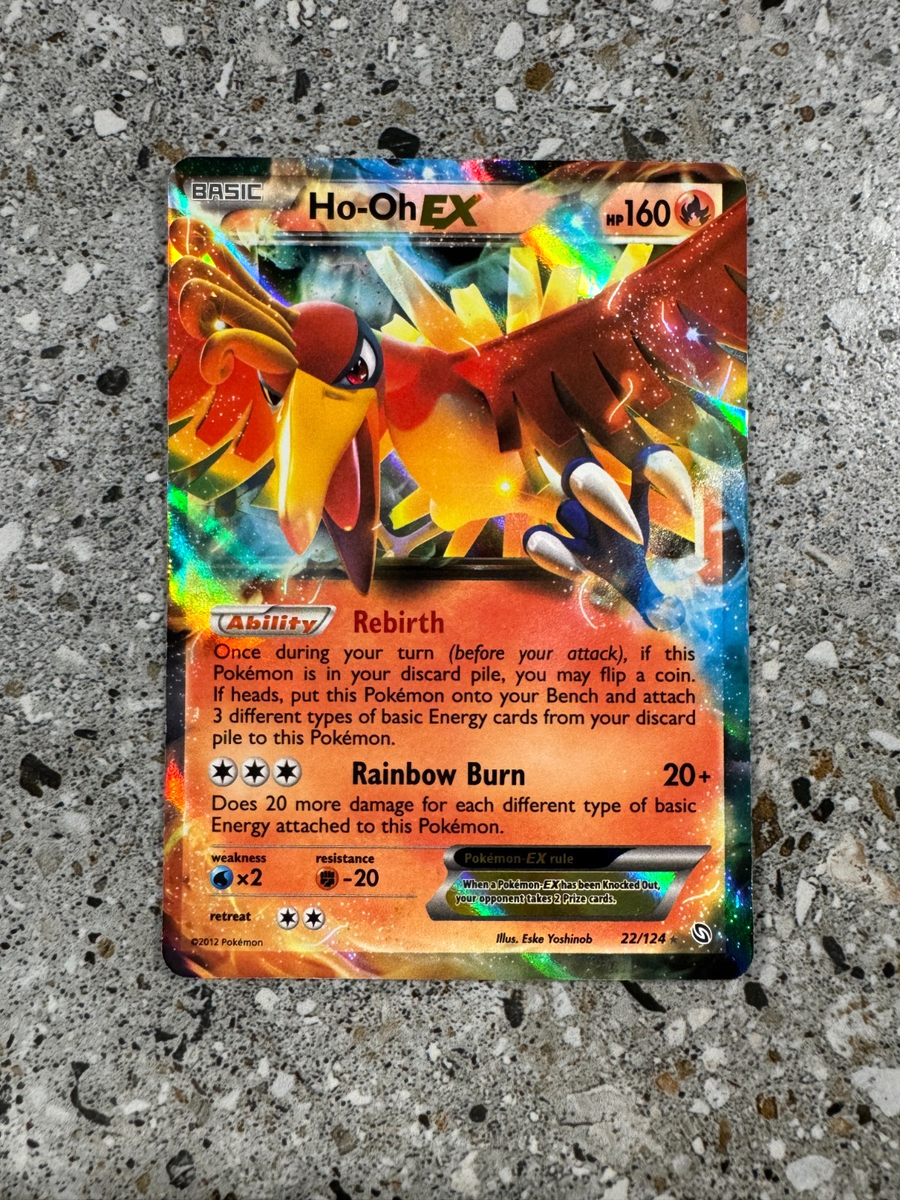 Pokemon TCG Cards Ho-Oh EX 22/124 Dragons Exalted Ultra Rare Holo LP | eBay