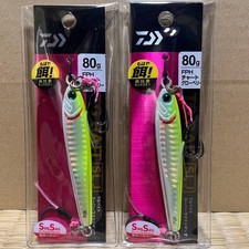 Daiwa TG Bait SLJ 80g FPH Chart Glow Berry Metal Jig Set of 2