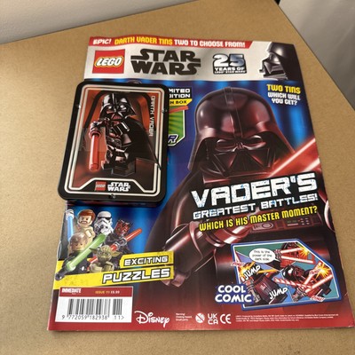LEGO Star Wars Magazine Issue 111 || Magazine Darth Vader Tin