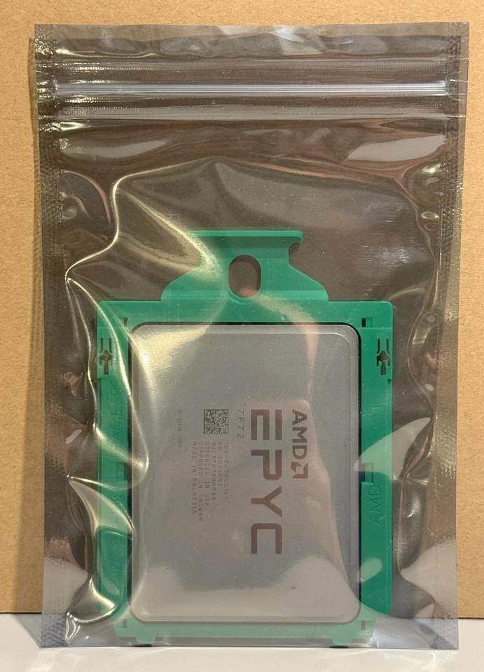 CPU AMD EPYC 7F72 - 24 NÚCLEOS - 48 HILOS - PROBADA - FUNCIONANDO - DESDE SERVIDOR DELL Foto 3 de 3