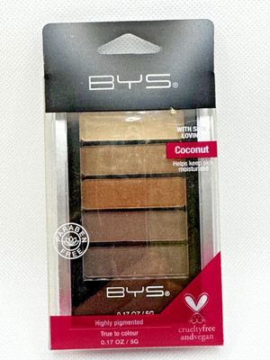 BYS EYESHADOW 5 highly Pigmented True Colors Beige to brown Natural Delight