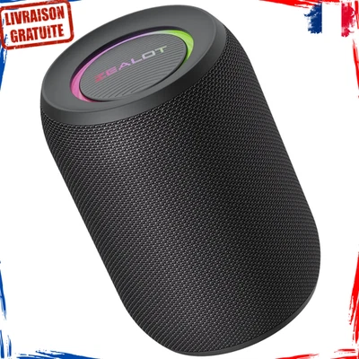 Haut-Parleur Portable Bluetooth 5.2 Enceinte Étanche Sans Fil TWS Extérieur - Photo 1/4