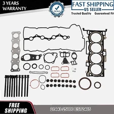 For Hyundai Santa Kia Optima Engine Full Gasket Seal Kit w/ Head Bolt 2.4L G4KJ