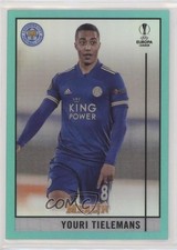 2020 Topps Merlin Collection Chrome UCL Aqua Refractor /199 Youri Tielemans 02u3
