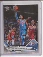 SHAI GILGEOUS-ALEXANDER OKC MVP Championship 2025 Topps Now Short Print Card #1