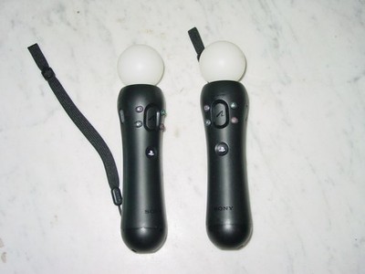 Sony PlayStation 4 PS4 Move Motion Controllers Twin Pack X2