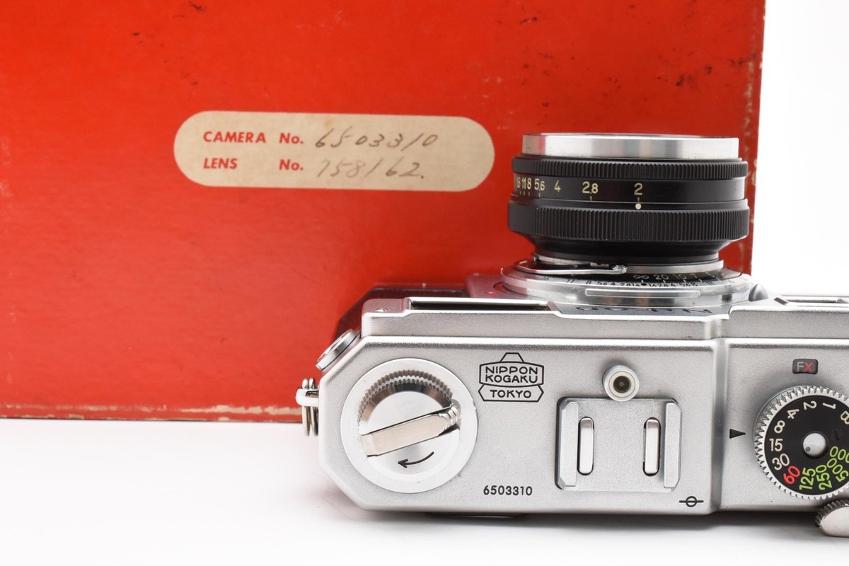 Nikon ニコン S4 + NIKKOR-H.C 1:2 5cm NEAR MINT in Box] Nikon S4 Rangefinder Film Camera Nikkor-H.C 5cm