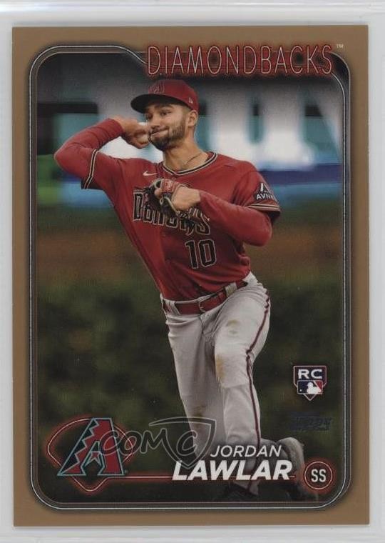 2024 Topps Series 2 Gold 61/2024 Jordan Lawlar #451 Rookie RC 0nw0