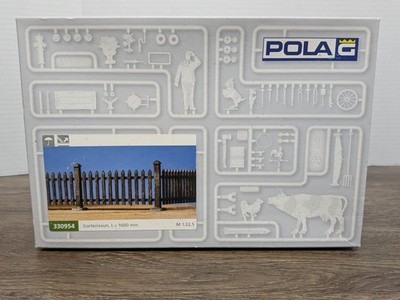POLA G Gauge 64'' Wooden Fence with Gate 330954 Train Garden 63'' Long NEW