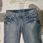 Coogi Straight Leg Distressed Jeans Embroidered Pockets Size 7/8 — photo 2