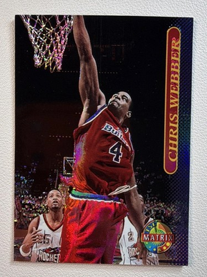 #ad Chris Webber 1996 97 Topps Stadium Club #65 Tsc Matrix $1.49