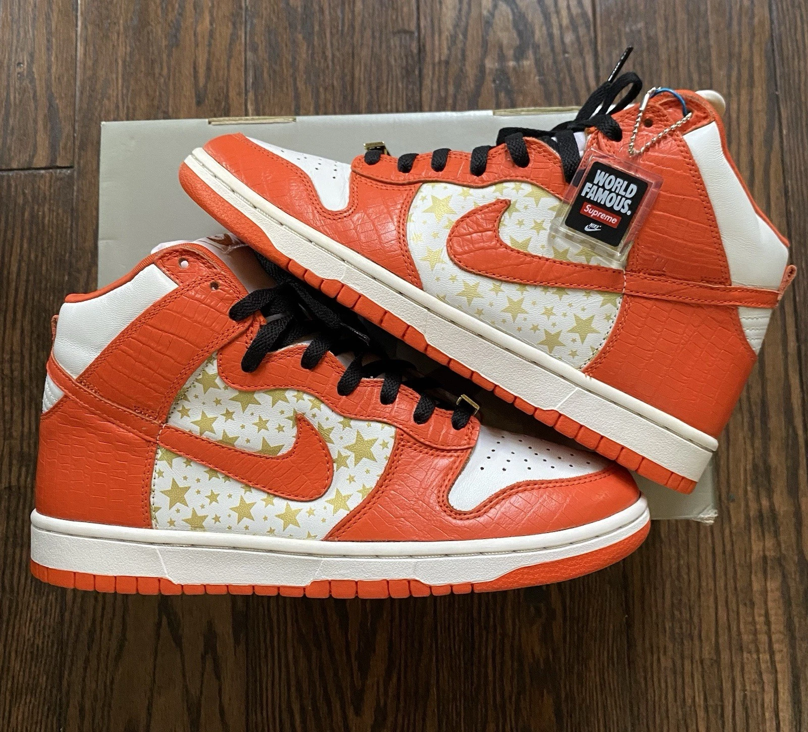Nike Dunk High pro Supreme Orange ⭐️ (2003)
