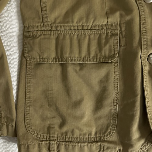 Converse One Star Herren M Button Up Blazer Jacke Mantel Army Canvas - Bild 4 von 10