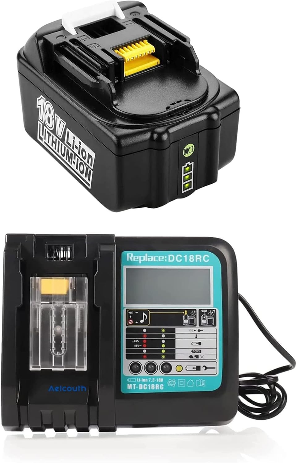 Miglior Batteria 18V 5Ah per Makita BL1850B: Kit con Caricatore