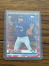 Joe Biagini 15/76 2019 Topps Update Independence Day Parallel #US292 Blue Jays
