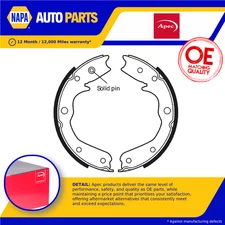 Handbrake Shoes Set fits VAUXHALL FRONTERA A 2.0 92 to 98 Parking 1605859 Apec