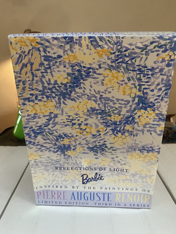 1999 Barbie REFLECTIONS OF LIGHT #3 nrfb PIERRE AUGUSTE RENOIR limited edition