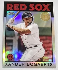 2021 Topps Chrome Xander Bogaerts 1986 35th Anniversary #86BC-8 Boston Red Sox