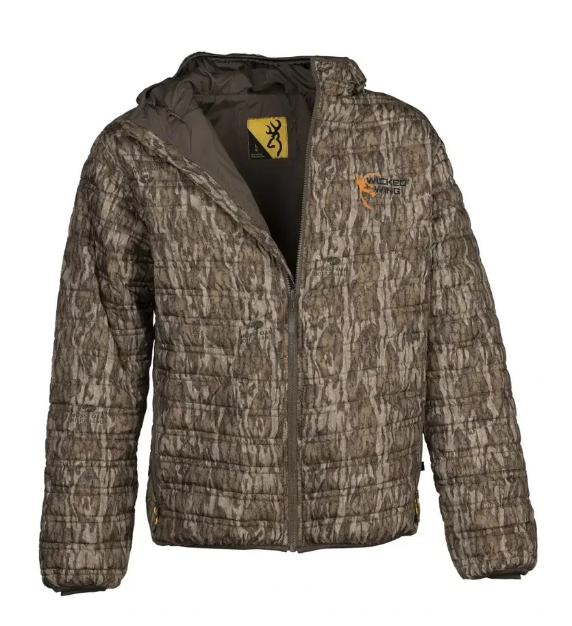 Abrigo Chaqueta de Caza Browning Híbrido Abajo Con Capucha Roble Mossy Bottomland Para Hombre XL Foto 2 de 4