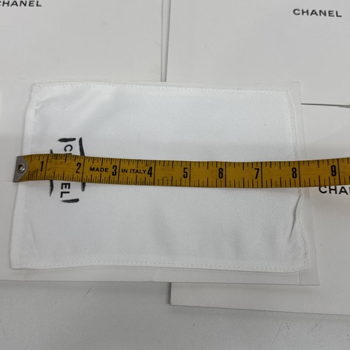 Lot Of 10 CHANEL Small White Dust Bag 8 X 5.5 Inch Authentic - Picture 7 of 8