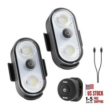 Wireless LED Lights for Car 2PCS- Button and Remote Control Interior 2pcs