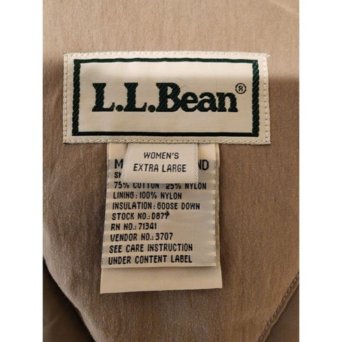 LL Bean Damen Gänsedaunen Parka Kunstfell Kapuze XL Oberschenkellang extra warm - Bild 10 von 12